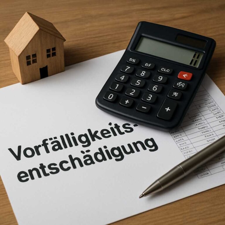 Illustration zum Artikel: Vorfälligkeitsentschädigung berechnen