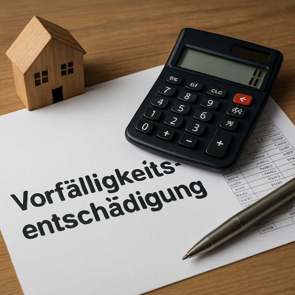 Illustration zum Artikel: Vorfälligkeitsentschädigung berechnen